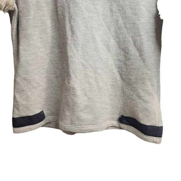 Anthropologie Amadi Shearling Sleeve Pullover Top Size Medium - Picture 8 of 14